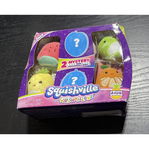 SQUISHVILLE FRUIT SQUAD 2" SQUISHMALLOW with box damage